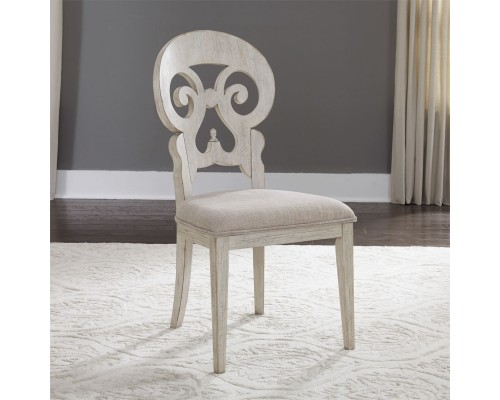 FARMHOUSE REIMAGINED SPLAT BACK SIDE CHAIR